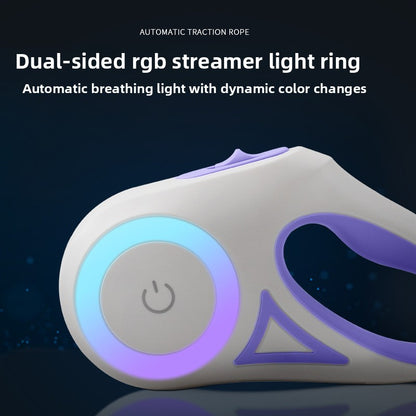 Automatic retractable towing rope